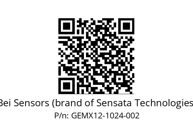  GEMX_12//5G59//01024//GPA100// Bei Sensors (brand of Sensata Technologies) GEMX12-1024-002