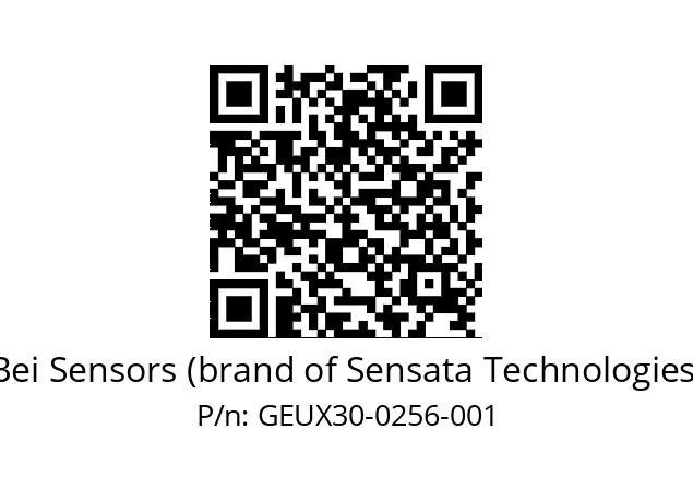  GEUX_30//2G29//00256//GPR030// Bei Sensors (brand of Sensata Technologies) GEUX30-0256-001