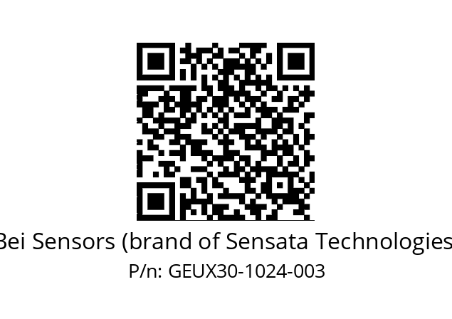  GEUX_30//5G59//01024//G3R030// Bei Sensors (brand of Sensata Technologies) GEUX30-1024-003