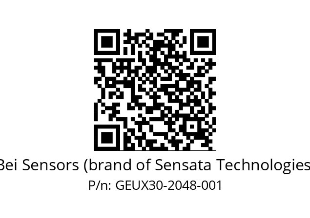  GEUX_30//5G59//02048//GPR030// Bei Sensors (brand of Sensata Technologies) GEUX30-2048-001