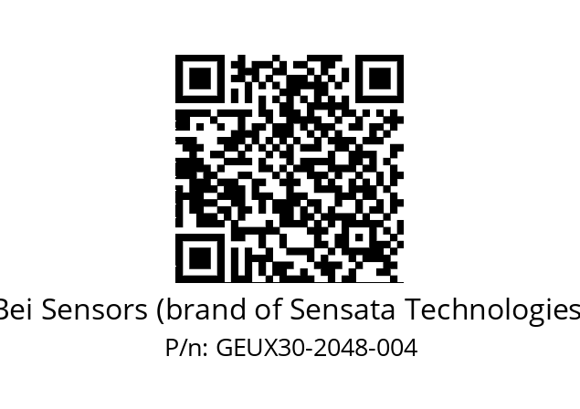  GEUX_30//5G29//02048//GPR030// Bei Sensors (brand of Sensata Technologies) GEUX30-2048-004