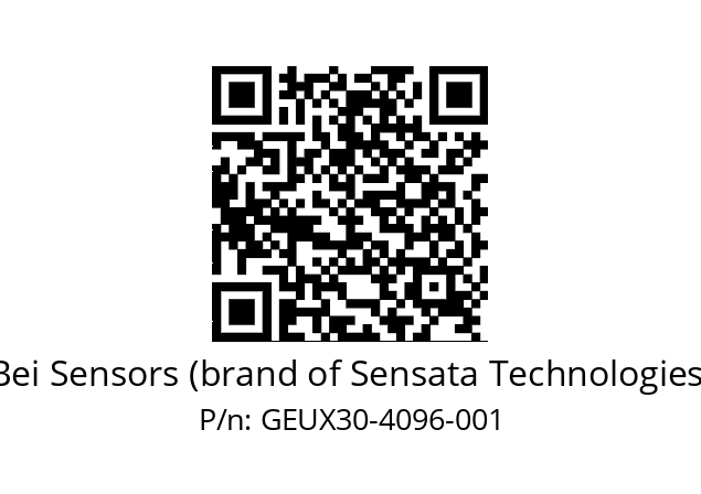  GEUX_30//2G29//04096//GPR030// Bei Sensors (brand of Sensata Technologies) GEUX30-4096-001