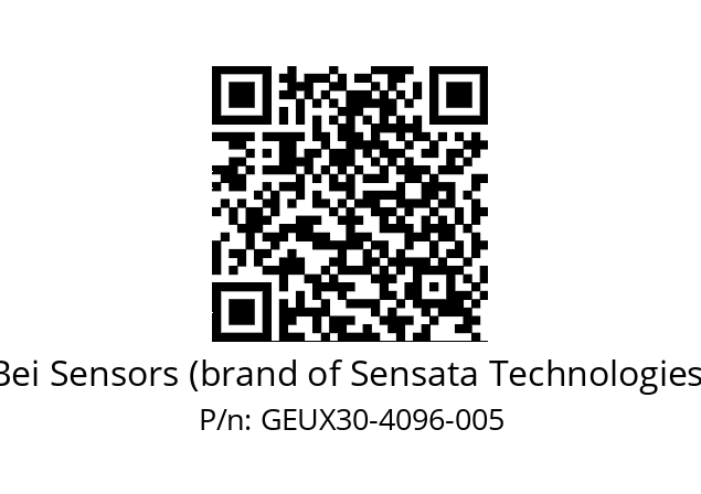  GEUX_30//5G29//04096//GPR050// Bei Sensors (brand of Sensata Technologies) GEUX30-4096-005