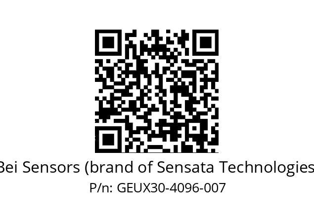  GEUX_30//5G29//04096//GPR250// Bei Sensors (brand of Sensata Technologies) GEUX30-4096-007