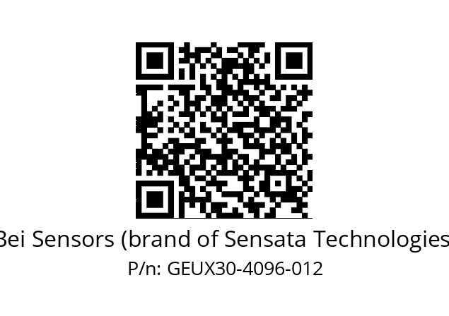  GEUX_30//5G29//04096//GPR100// Bei Sensors (brand of Sensata Technologies) GEUX30-4096-012