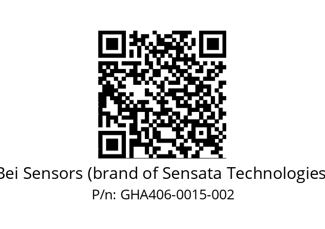  GHA4_06//5G59//00015//G3A050// Bei Sensors (brand of Sensata Technologies) GHA406-0015-002