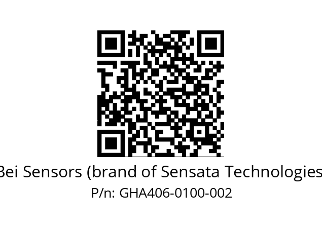  GHA4_06//9G59//00100//G3R005// Bei Sensors (brand of Sensata Technologies) GHA406-0100-002