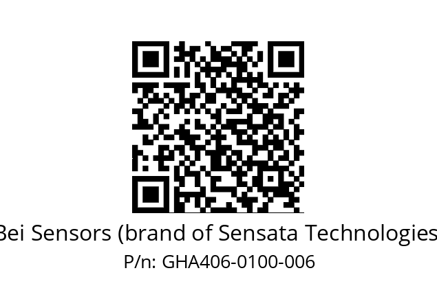  GHA4_06//9G59//00100//G3R010// Bei Sensors (brand of Sensata Technologies) GHA406-0100-006