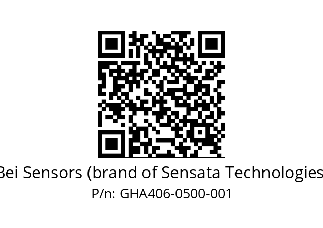  GHA4_06//9G59//00500//G3A005// Bei Sensors (brand of Sensata Technologies) GHA406-0500-001