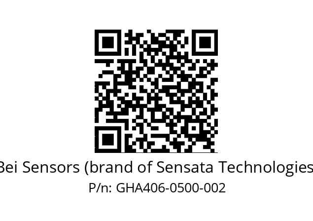  GHA4_06//9G59//00500//G3A020// Bei Sensors (brand of Sensata Technologies) GHA406-0500-002