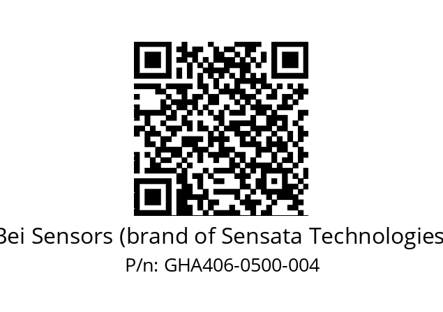  GHA4_06//9G59//00500//G3R005// Bei Sensors (brand of Sensata Technologies) GHA406-0500-004