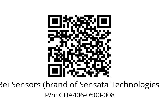  GHA4_06//2G29//00500//G3R005// Bei Sensors (brand of Sensata Technologies) GHA406-0500-008