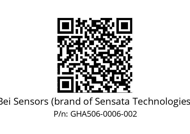  GHA5_06//5G59//00006//G6R// Bei Sensors (brand of Sensata Technologies) GHA506-0006-002