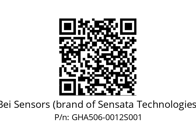  GHA5S06//5G59//00012//G6R// Bei Sensors (brand of Sensata Technologies) GHA506-0012S001