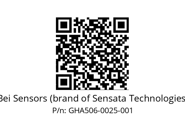  GHA5_06//5G59//00025//G6R// Bei Sensors (brand of Sensata Technologies) GHA506-0025-001