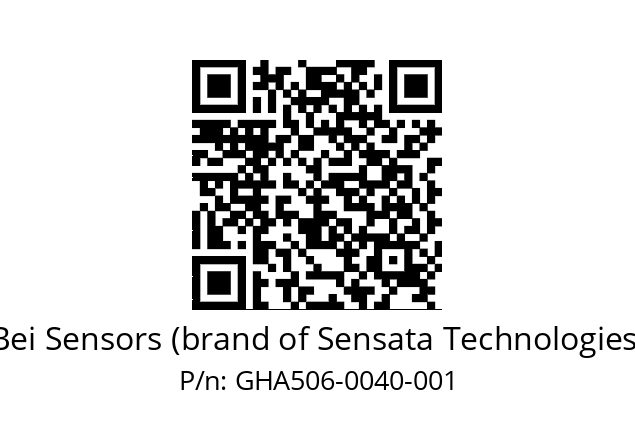  GHA5_06//5G59//00040//G6R// Bei Sensors (brand of Sensata Technologies) GHA506-0040-001