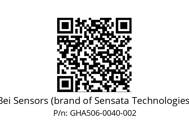  GHA5_06//5G57//00040//G6R// Bei Sensors (brand of Sensata Technologies) GHA506-0040-002