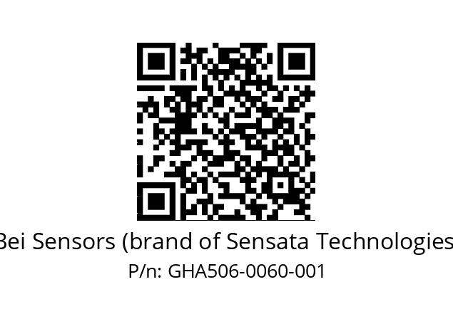  GHA5_06//5G59//00060//G3R020// Bei Sensors (brand of Sensata Technologies) GHA506-0060-001