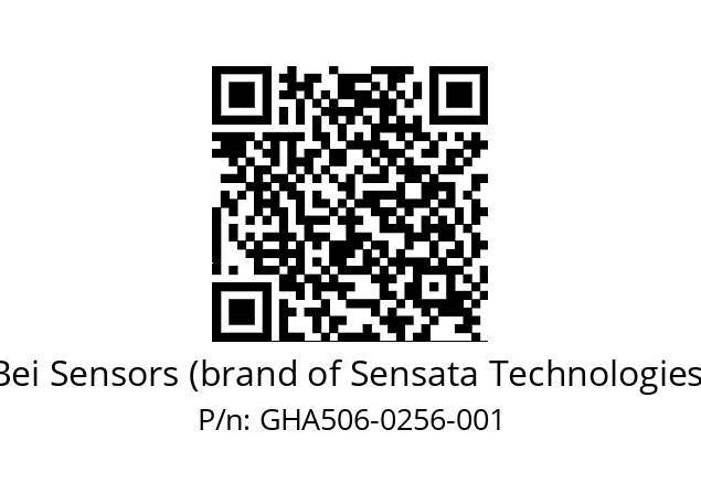  GHA5_06//5G59//00256//G6R// Bei Sensors (brand of Sensata Technologies) GHA506-0256-001