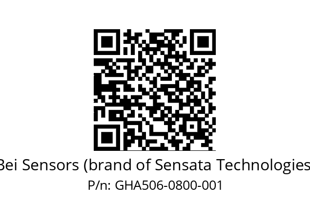  GHA5_06//5G59//00800//G6R// Bei Sensors (brand of Sensata Technologies) GHA506-0800-001