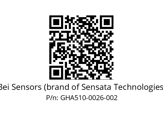  GHA5_10//5G59//00026//G3R020// Bei Sensors (brand of Sensata Technologies) GHA510-0026-002