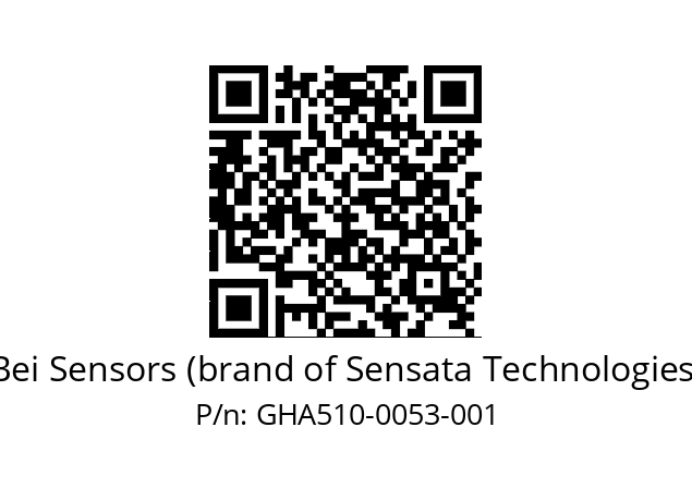  GHA5_10//5G59//00053//G3R020// Bei Sensors (brand of Sensata Technologies) GHA510-0053-001