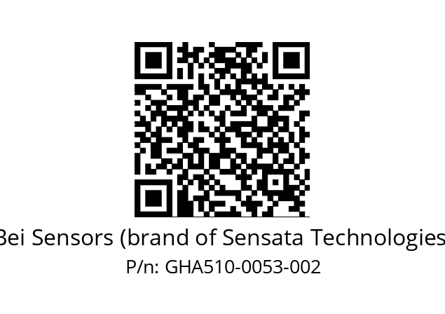  GHA5_10//5G59//00053//G3R040// Bei Sensors (brand of Sensata Technologies) GHA510-0053-002