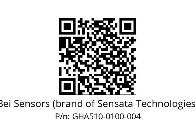  GHA5_10//5G59//00100//G3R100// Bei Sensors (brand of Sensata Technologies) GHA510-0100-004