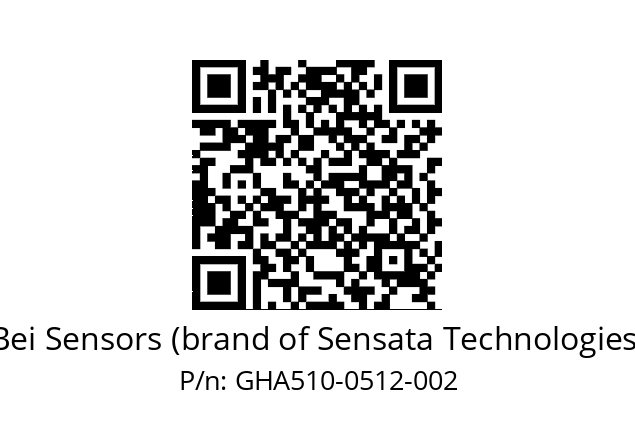  GHA5_10//2G29//00512//G6R// Bei Sensors (brand of Sensata Technologies) GHA510-0512-002