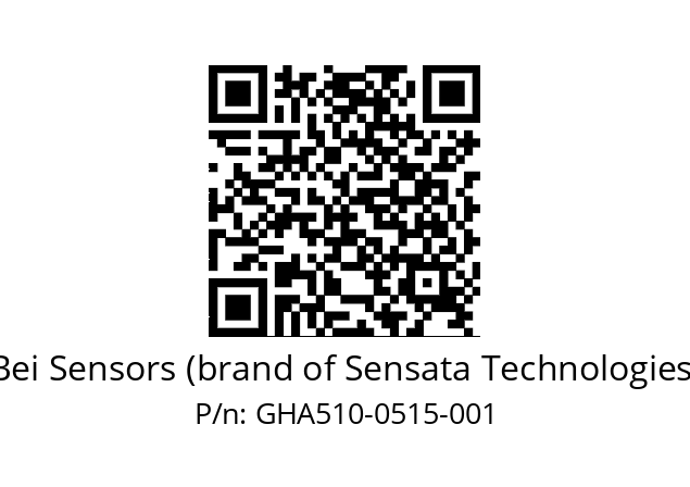  GHA5_10//5G59//00515//G6R// Bei Sensors (brand of Sensata Technologies) GHA510-0515-001