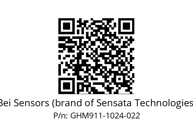  GHM9_11//5G59//01024//G3A020//--07-- Bei Sensors (brand of Sensata Technologies) GHM911-1024-022