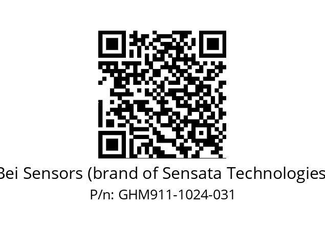  GHM9_11//2G29//01024//G6A//--07-- Bei Sensors (brand of Sensata Technologies) GHM911-1024-031