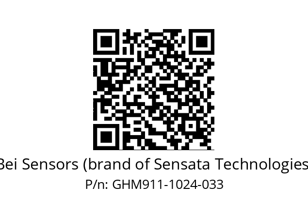  GHM9_11//3G39//01024//GBR//--07-- Bei Sensors (brand of Sensata Technologies) GHM911-1024-033