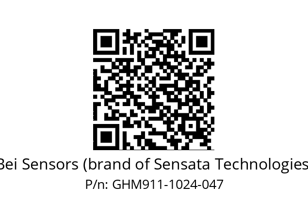  GHM9_11//5G59//01024//G8R//--07-- Bei Sensors (brand of Sensata Technologies) GHM911-1024-047