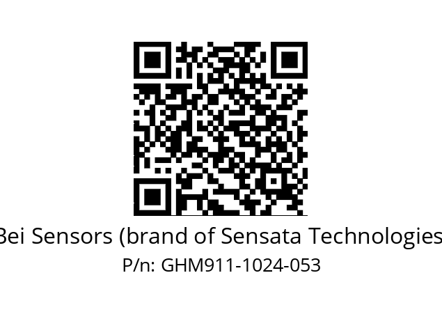  GHM9_11//2G27//01024//G6A//--07-- Bei Sensors (brand of Sensata Technologies) GHM911-1024-053