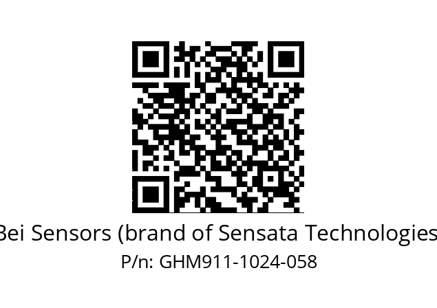  GHM9_11//PG59//01024//G6R//--07-- Bei Sensors (brand of Sensata Technologies) GHM911-1024-058