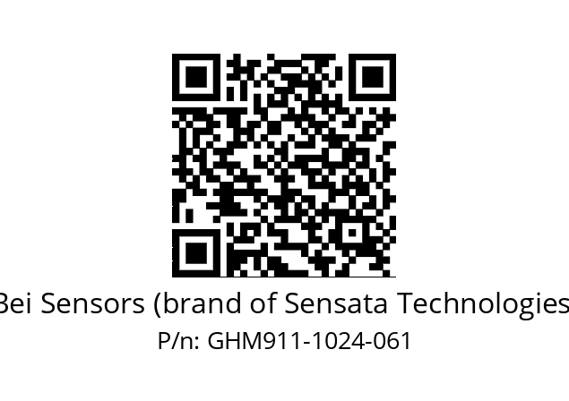  GHM9_11//3G37//01024//G3A020//--07-- Bei Sensors (brand of Sensata Technologies) GHM911-1024-061