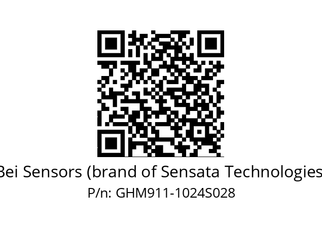  GHM9S11/0G/5G59//01024//GBR//C007-- Bei Sensors (brand of Sensata Technologies) GHM911-1024S028