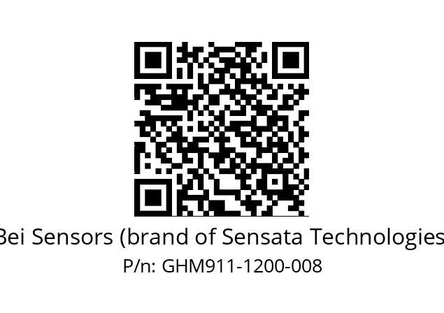  GHM9_11//5G59//01200//GBR//--07-- Bei Sensors (brand of Sensata Technologies) GHM911-1200-008