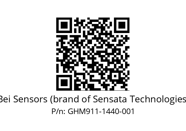  GHM9_11//5G59//01440//G6R//--07-- Bei Sensors (brand of Sensata Technologies) GHM911-1440-001