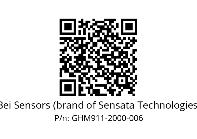  GHM9_11//2G27//02000//GBA//--07-- Bei Sensors (brand of Sensata Technologies) GHM911-2000-006