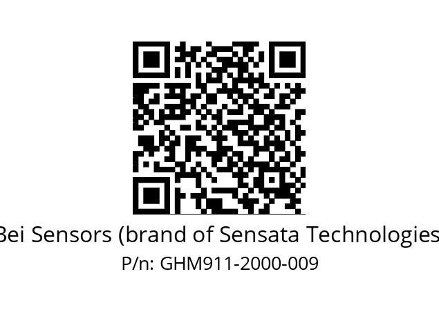  GHM9_11//5G59//02000//GBR050//--07-- Bei Sensors (brand of Sensata Technologies) GHM911-2000-009