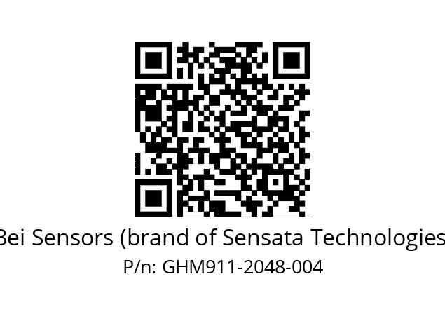  GHM9_11//5GT7//02048//G6R//--07-- Bei Sensors (brand of Sensata Technologies) GHM911-2048-004