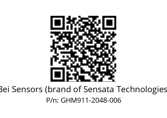  GHM9_11//5GT9//02048//G6R//--07-- Bei Sensors (brand of Sensata Technologies) GHM911-2048-006