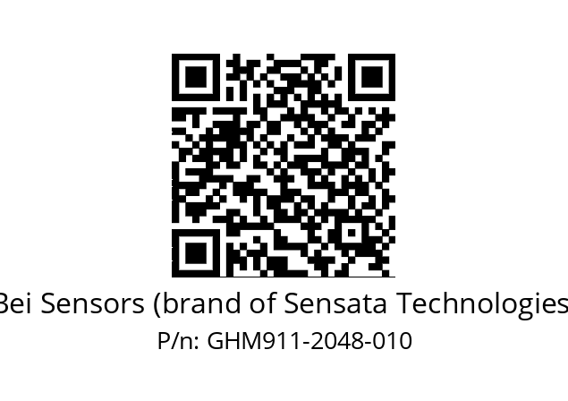  GHM9_11//2G29//02048//GBR//--07-- Bei Sensors (brand of Sensata Technologies) GHM911-2048-010