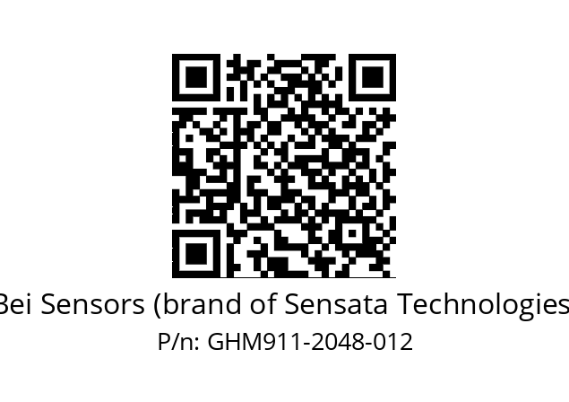  GHM9_11//5GT9//02048//GBR//--07-- Bei Sensors (brand of Sensata Technologies) GHM911-2048-012