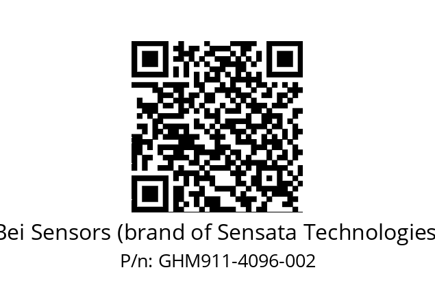  GHM9_11//2G27//04096//G6R//--07-- Bei Sensors (brand of Sensata Technologies) GHM911-4096-002