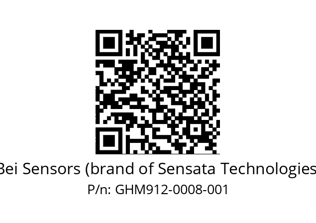  GHM9_12//5G59//00008//G3R020// Bei Sensors (brand of Sensata Technologies) GHM912-0008-001