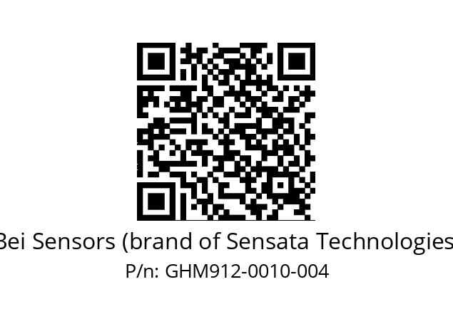  GHM9_12//5G59//00010//GBA//C0---- Bei Sensors (brand of Sensata Technologies) GHM912-0010-004