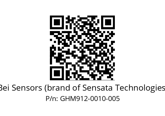  GHM9_12//5G57//00010//G3R020// Bei Sensors (brand of Sensata Technologies) GHM912-0010-005